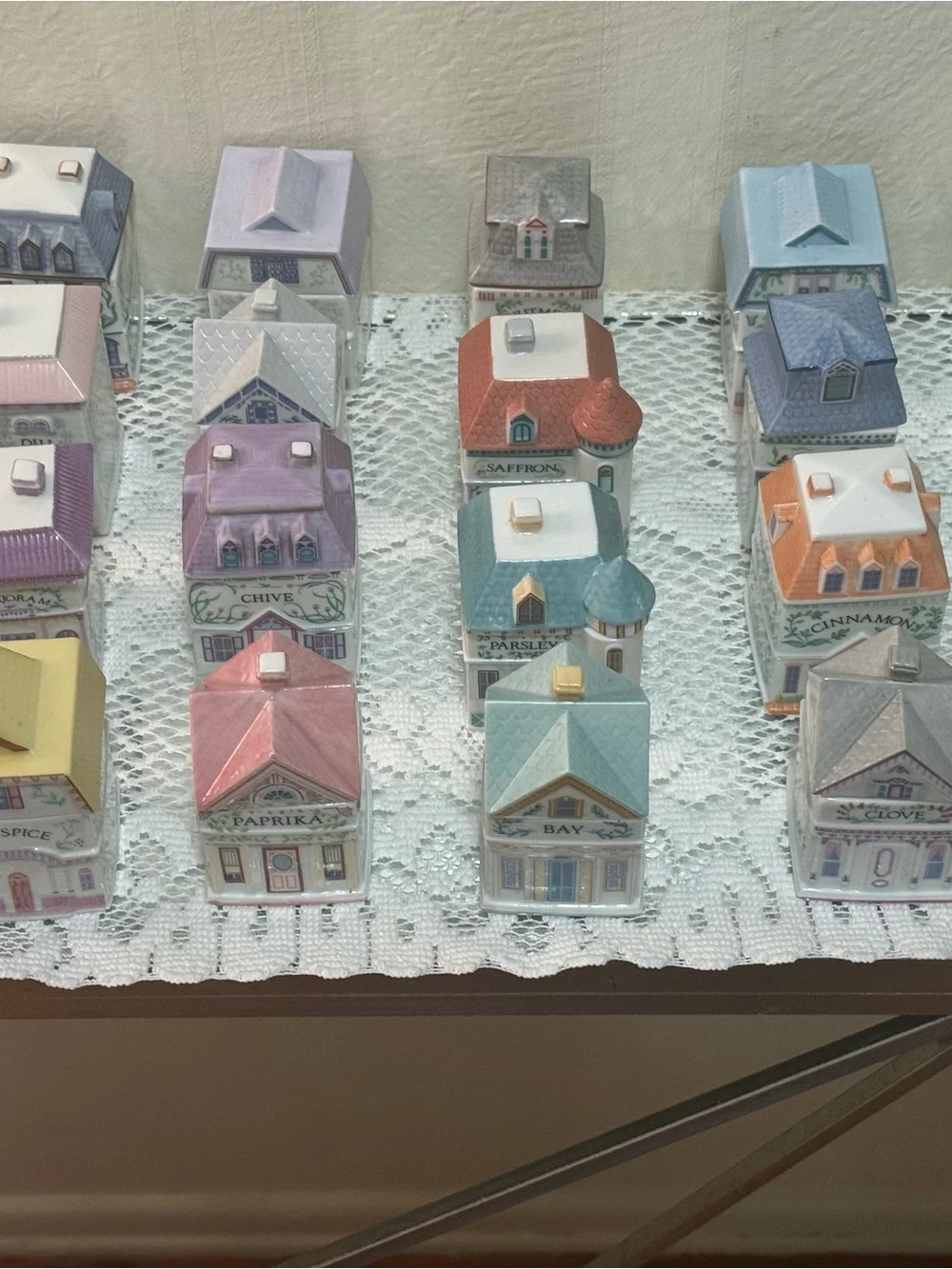 Lenox Spice Village 24 Piece Set Ist Edition 1989